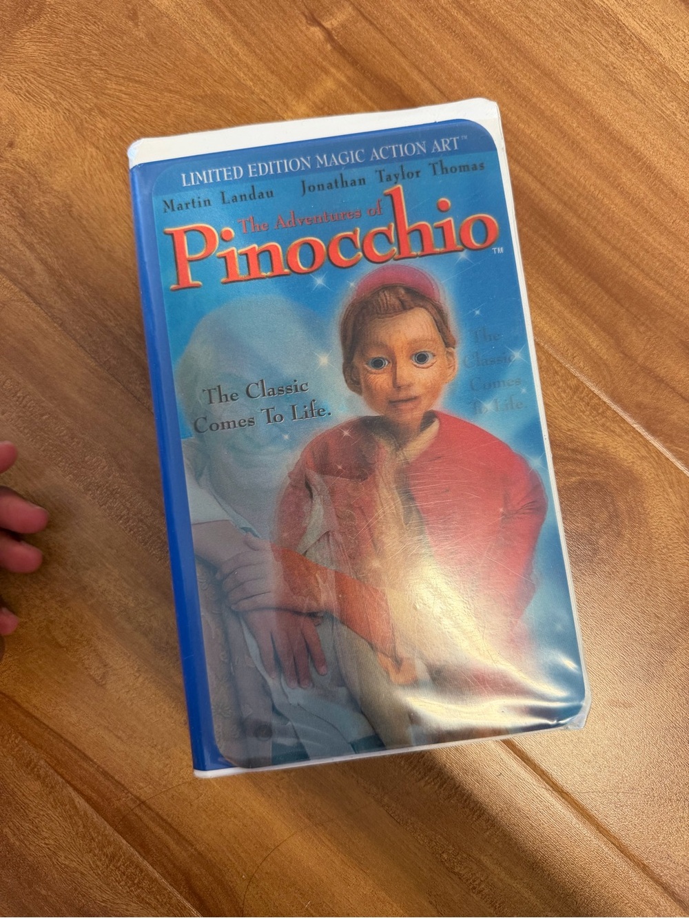 Pinocchio Limited Edition VHS Tape - Blue/Red